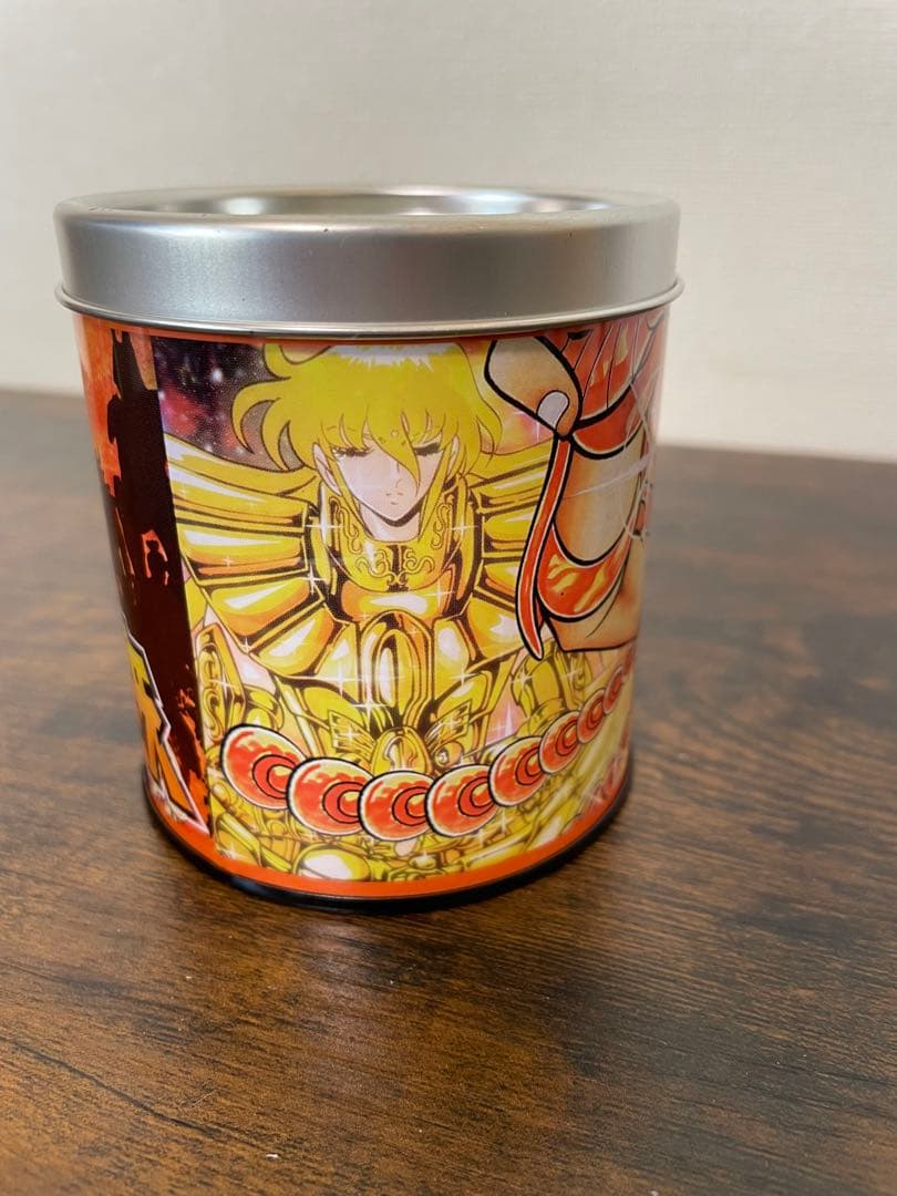 希少品　4点セット　丸型缶灰皿　聖闘士星矢　はいざら　SAINT SEIYA